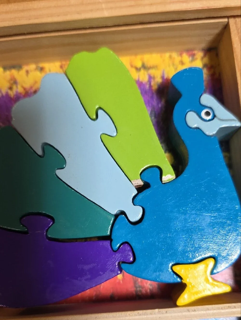 Rare Vintage Melissa and Doug 3D Chunky Wooden Puzzle Set In Box